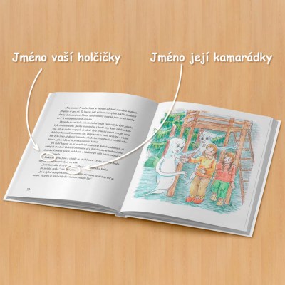 image 009-K-CZ-katka-900x900-06_400x400 katka na táboře, personalizovaná, osobní, dárek, čtení, kniha, pro děti, kniha pro dospívající, originální, pro holky, dětská knížka 009-K-CZ-katka-900x900-06