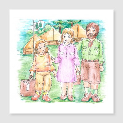 image 009-K-CZ-katka-900x900-47_400x400 katka na táboře, personalizovaná, osobní, dárek, čtení, kniha, pro děti, kniha pro dospívající, originální, pro holky, dětská knížka 009-K-CZ-katka-900x900-47