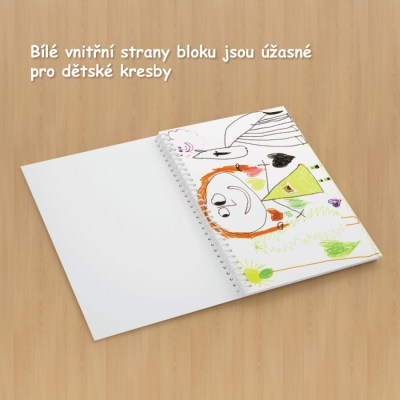 image 035-B-CZ-3_400x400 kroužkový, blok, knihy pro holky, originální dárek, dětská kniha, krásné čtení, kreslení, tvoření, slabikář, povolání 035-B-CZ-3